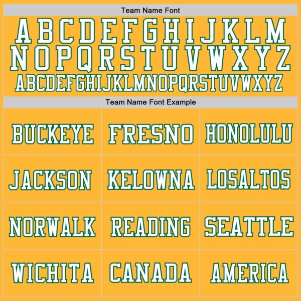 Custom Gold Kelly Green-White Mesh Authentic Football Jersey