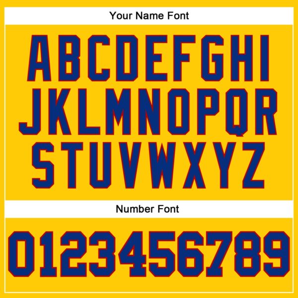 Custom Gold Royal-Red Authentic Throwback Basketball Jersey