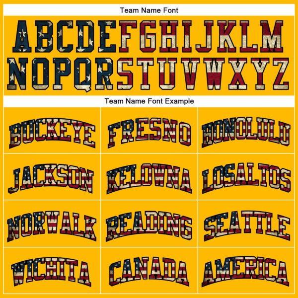 Custom Gold Vintage USA Flag-Black Authentic Throwback Basketball Jersey