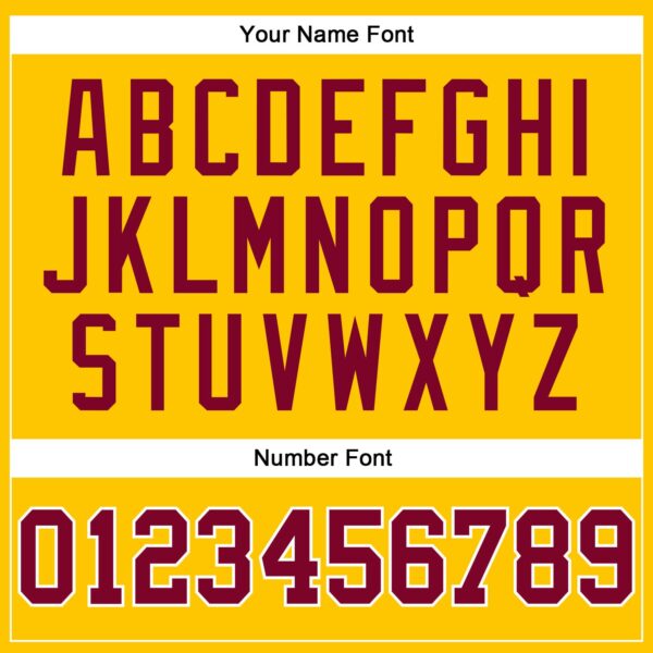 Custom Gold White Pinstripe Maroon Authentic Basketball Jersey