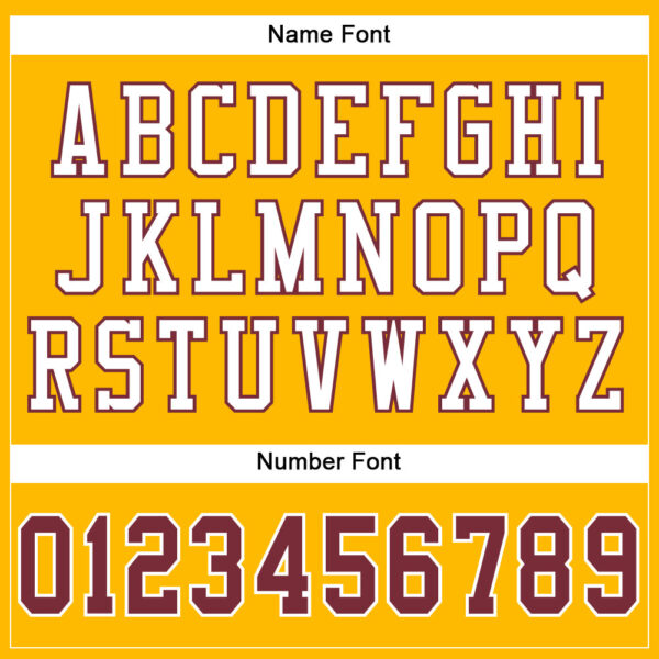 Custom Gold Burgundy-White Mesh Authentic Football Jersey