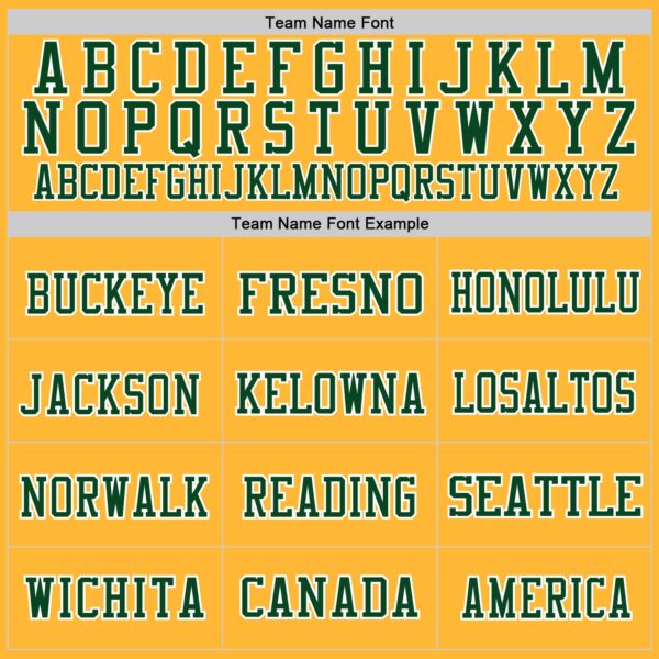 Custom Gold Green-White Mesh Authentic Throwback Football Jersey