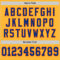 Gold0563-3 Custom Gold Royal-Orange Mesh Authentic Throwback Football Jersey