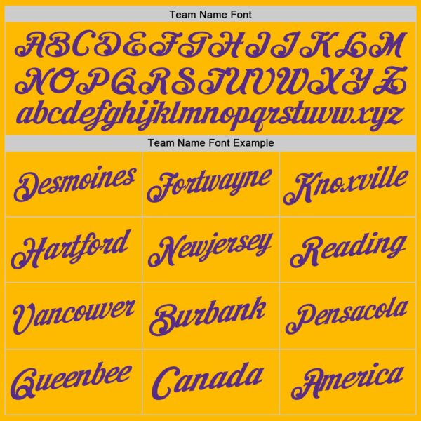 Custom Gold Purple Authentic Throwback Basketball Jersey