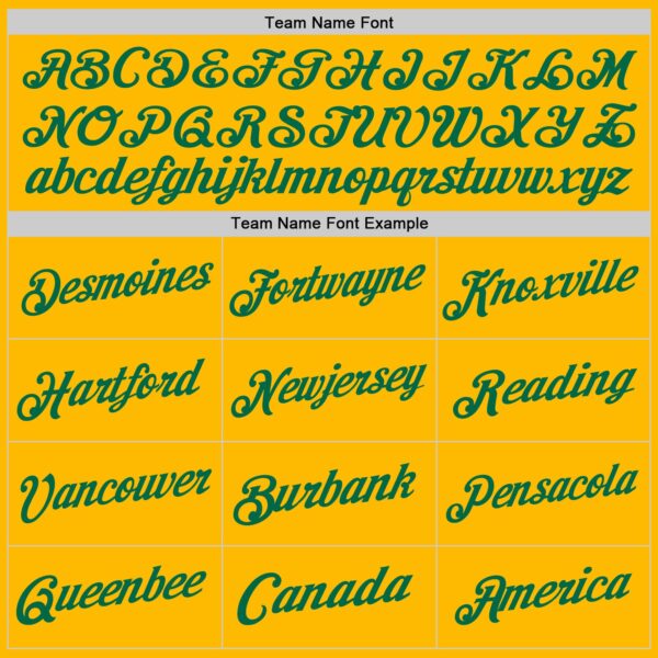 Custom Gold Kelly Green Authentic Throwback Basketball Jersey