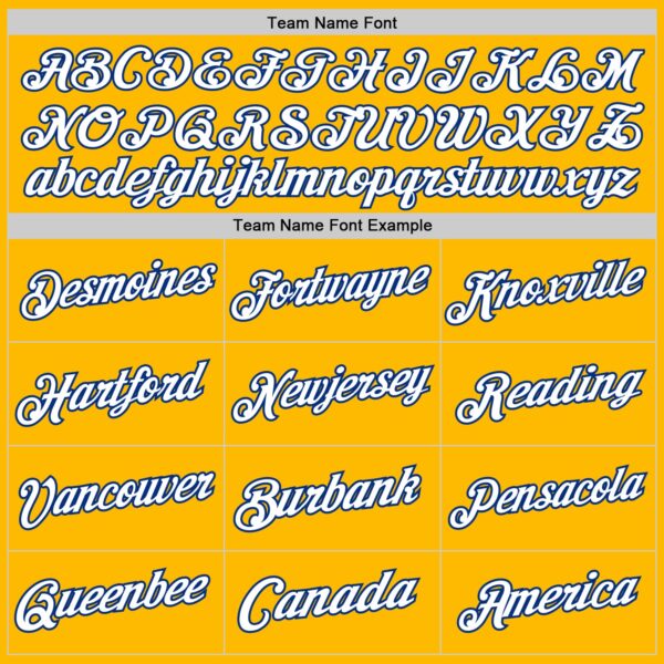 Custom Gold White-Royal Authentic Throwback Basketball Jersey