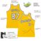 Custom Gold White-Navy Authentic Throwback Basketball Jersey