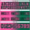 Custom Kelly Green Pink-Black Authentic Gradient Fashion Football Jersey