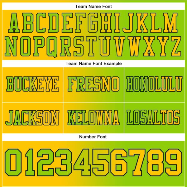 Custom Neon Green Yellow-Navy Authentic Gradient Fashion Football Jersey