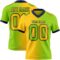 Gradient0307 Custom Neon Green Yellow-Navy Authentic Gradient Fashion Football Jersey