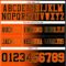 Gradient0334-2 Custom Black Orange-Old Gold Authentic Gradient Fashion Football Jersey