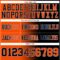 Gradient0335-2 Custom Black Orange-Light Blue Authentic Gradient Fashion Football Jersey