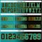 Gradient0351-2 Custom Black Teal-Gold Authentic Gradient Fashion Football Jersey