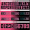 Gradient0355-2 Custom Black Neon Pink-Teal Authentic Gradient Fashion Football Jersey