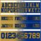 Gradient0386-2 Custom Royal Old Gold-Black Authentic Gradient Fashion Football Jersey