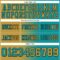 Gradient0400-2 Custom Teal Old Gold-Black Authentic Gradient Fashion Football Jersey