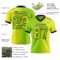 Gradient0419-1 Custom Neon Yellow Neon Green-Navy Authentic Gradient Fashion Football Jersey
