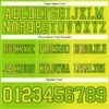 Custom Neon Yellow Neon Green-Navy Authentic Gradient Fashion Football Jersey