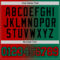 Custom Red Kelly Green-Black Authentic Gradient Fashion Basketball Jersey