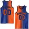 Custom Royal Orange-Black Authentic Gradient Fashion Basketball Jersey