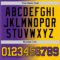 Custom Purple Yellow-Black Authentic Gradient Fashion Basketball Jersey