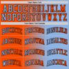 Custom Light Blue Orange-Black Authentic Gradient Fashion Basketball Jersey