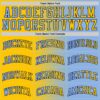 Custom Light Blue Yellow-Navy Authentic Gradient Fashion Basketball Jersey