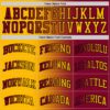 Custom Maroon Gold-Black Authentic Gradient Fashion Basketball Jersey
