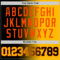 Custom Black Gold-Orange Authentic Gradient Fashion Basketball Jersey