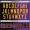 Custom Black Purple-Gold Authentic Gradient Fashion Basketball Jersey