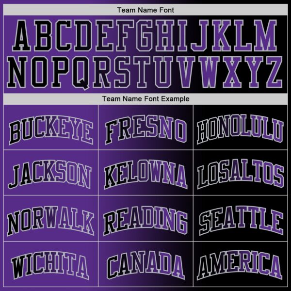 Custom Black Purple-Gray Authentic Gradient Fashion Basketball Jersey