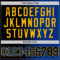 Custom Black Royal-Gold Authentic Gradient Fashion Basketball Jersey