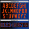 Custom Black Royal-Orange Authentic Gradient Fashion Basketball Jersey