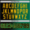 Custom Black Kelly Green-Gold Authentic Gradient Fashion Basketball Jersey
