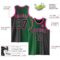 Custom Black Kelly Green-Pink Authentic Gradient Fashion Basketball Jersey