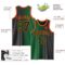 Custom Black Kelly Green-Orange Authentic Gradient Fashion Basketball Jersey