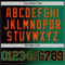 Custom Black Kelly Green-Orange Authentic Gradient Fashion Basketball Jersey