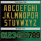 Custom Black Kelly Green-Old Gold Authentic Gradient Fashion Basketball Jersey