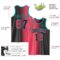 Custom Black Neon Pink-Teal Authentic Gradient Fashion Basketball Jersey