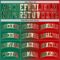 Custom Red Vintage Mexican Flag Kelly Green-Cream Authentic Gradient Fashion Basketball Jersey