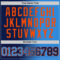 Custom Navy Powder Blue-Orange Authentic Gradient Fashion Basketball Jersey