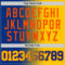 Custom Royal Yellow-Orange Authentic Gradient Fashion Basketball Jersey