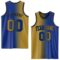 Custom Royal Old Gold-Black Authentic Gradient Fashion Basketball Jersey