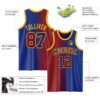 Custom Royal Maroon-Gold Authentic Gradient Fashion Basketball Jersey