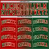 Custom Green Red-Cream Authentic Gradient Fashion Basketball Jersey