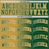 Custom Green Old Gold-Cream Authentic Gradient Fashion Basketball Jersey