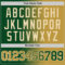 Custom Green Old Gold-Cream Authentic Gradient Fashion Basketball Jersey