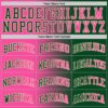 Custom Green Pink-Cream Authentic Gradient Fashion Basketball Jersey
