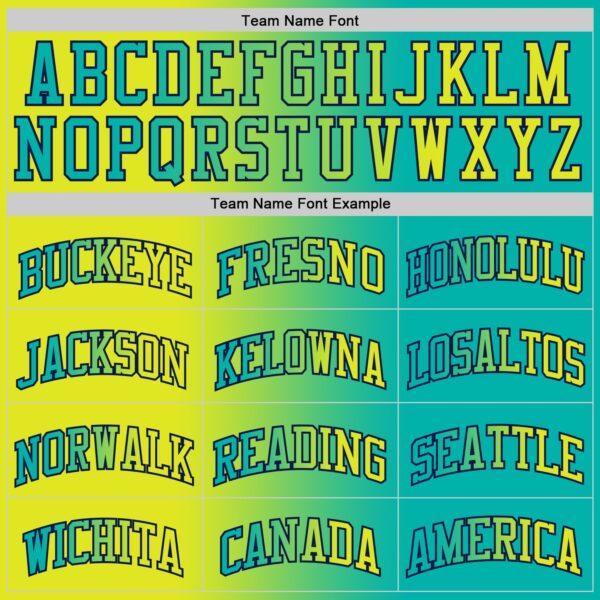 Custom Aqua Neon Yellow-Navy Authentic Gradient Fashion Basketball Jersey