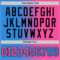 Custom Powder Blue Pink-Black Authentic Gradient Fashion Basketball Jersey